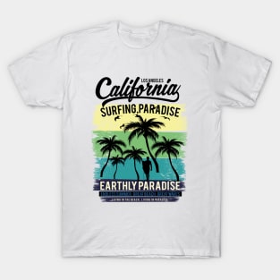 California Surfing Paradise,Seal Beach California T-Shirt